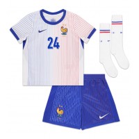 Camiseta Francia Ibrahima Konate #24 Segunda Equipación Replica Eurocopa 2024 para niños mangas cortas (+ Pantalones cortos)